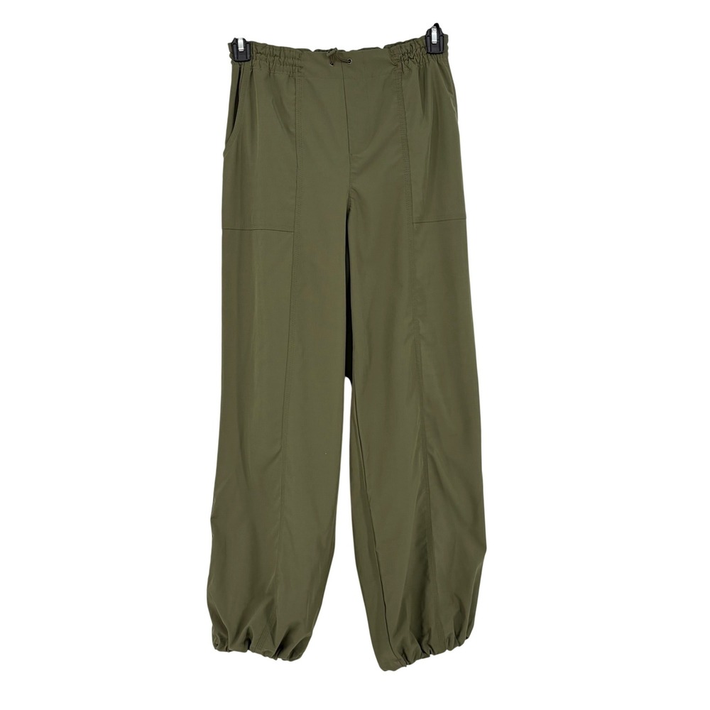 Parachute Cargo Pants Womens S Olive Green Utility Gorpcore Joggers Athleisure